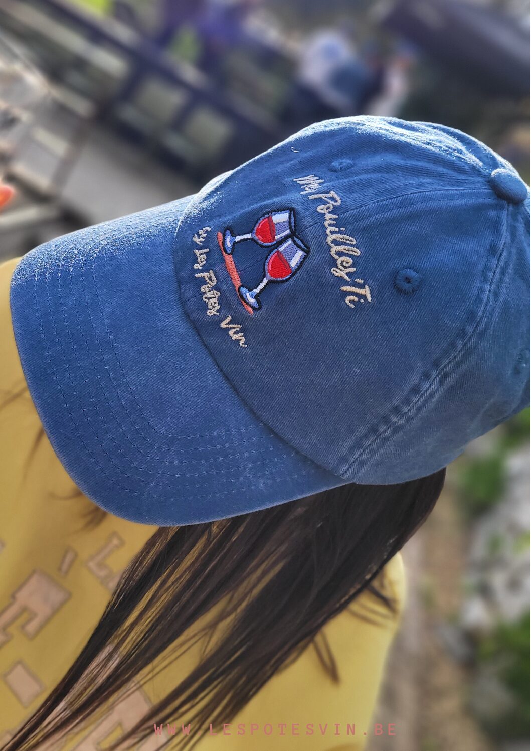 Casquette " Mes Pouilles'Ti " by Les Potes Vin