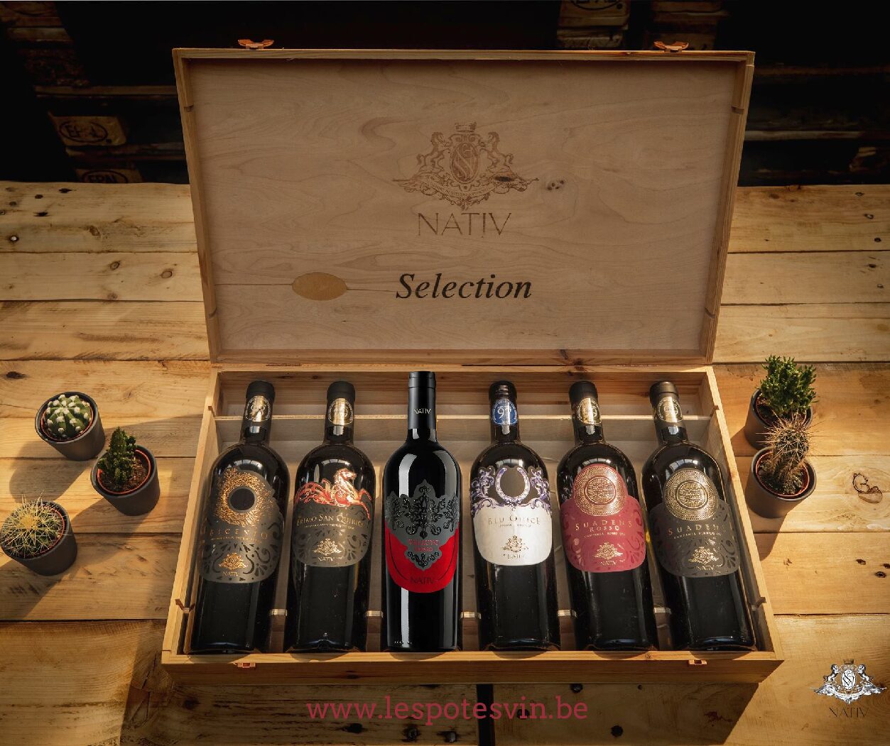 Coffret Sélection bois - NATIV - Campania 6 Btl.
