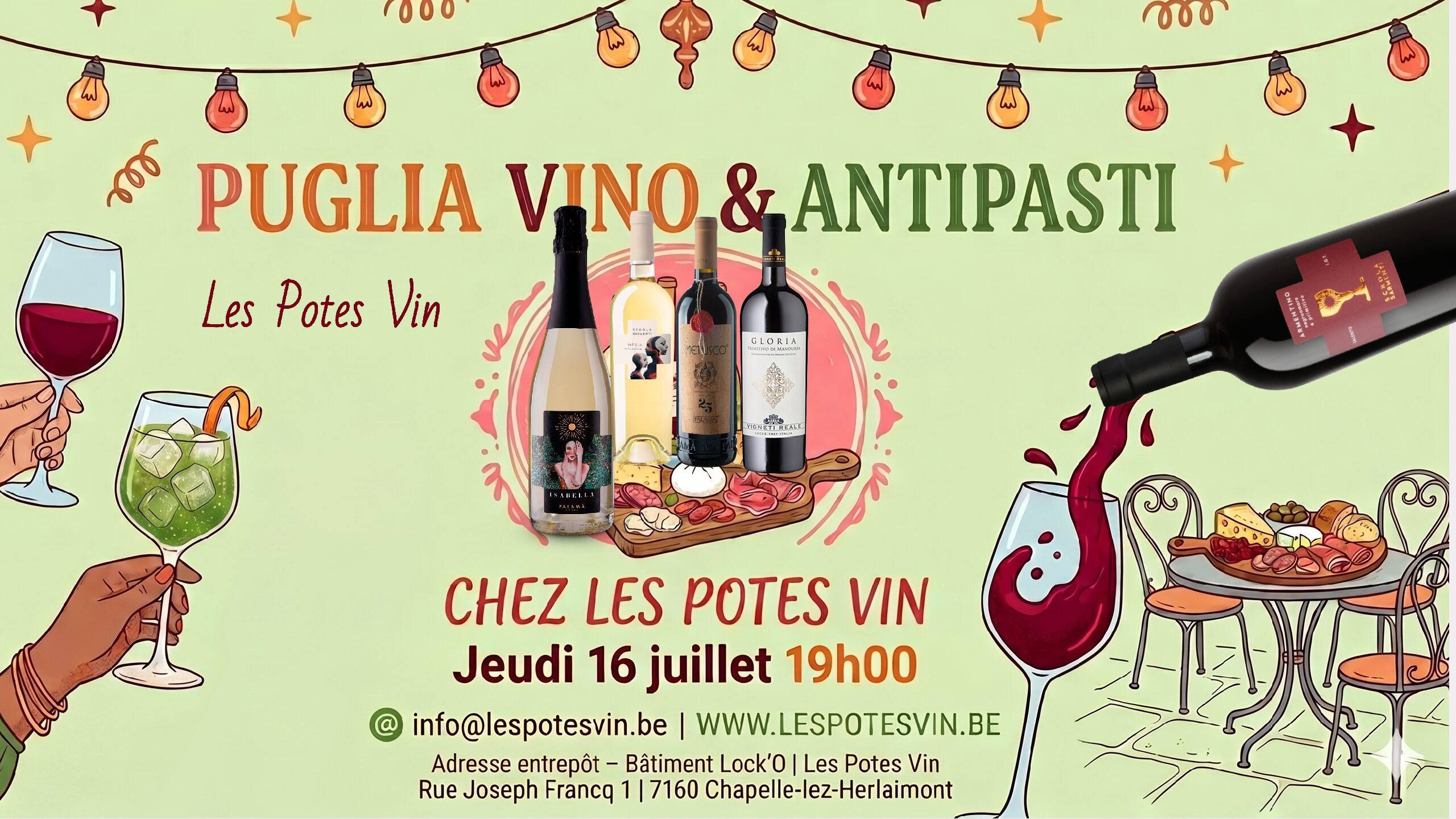 Soirée Puglia, Vino & AntiPasti