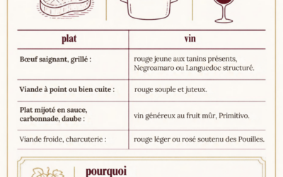 Viande rouge, vin rouge : la règle qui oublie l’essentiel
