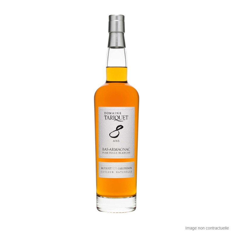 Bas-Armagnac Pure Folle Blanche 8 ans, Domaine Tariquet, 70 cl