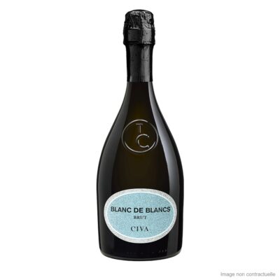 Bouteille de Blanc de Blancs Brut Tenimenti Civa