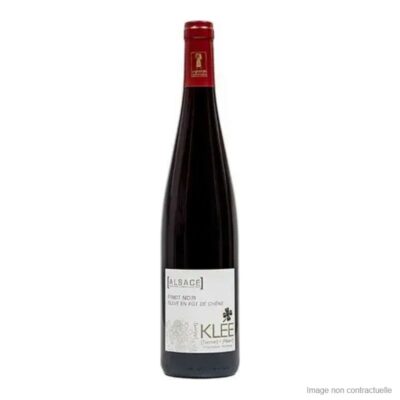 Bouteille de Pinot Noir élevé en fût de chêne Maison Albert Klee, Alsace