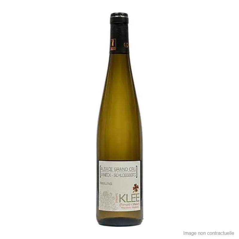 Bouteille de Riesling Grand Cru Wineck-Schlossberg Maison Albert Klee, Alsace