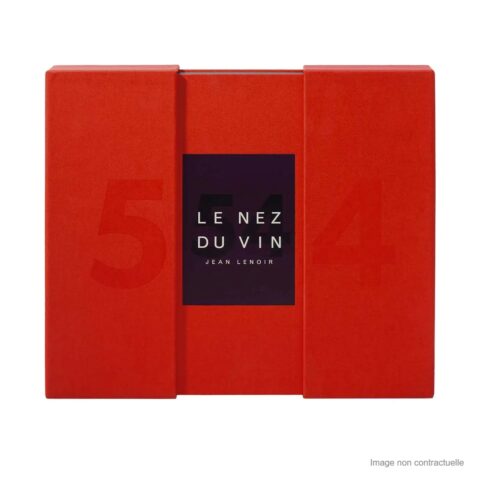 Coffret rouge Le Nez du Vin, le grand modèle 54 arômes, Jean Lenoir