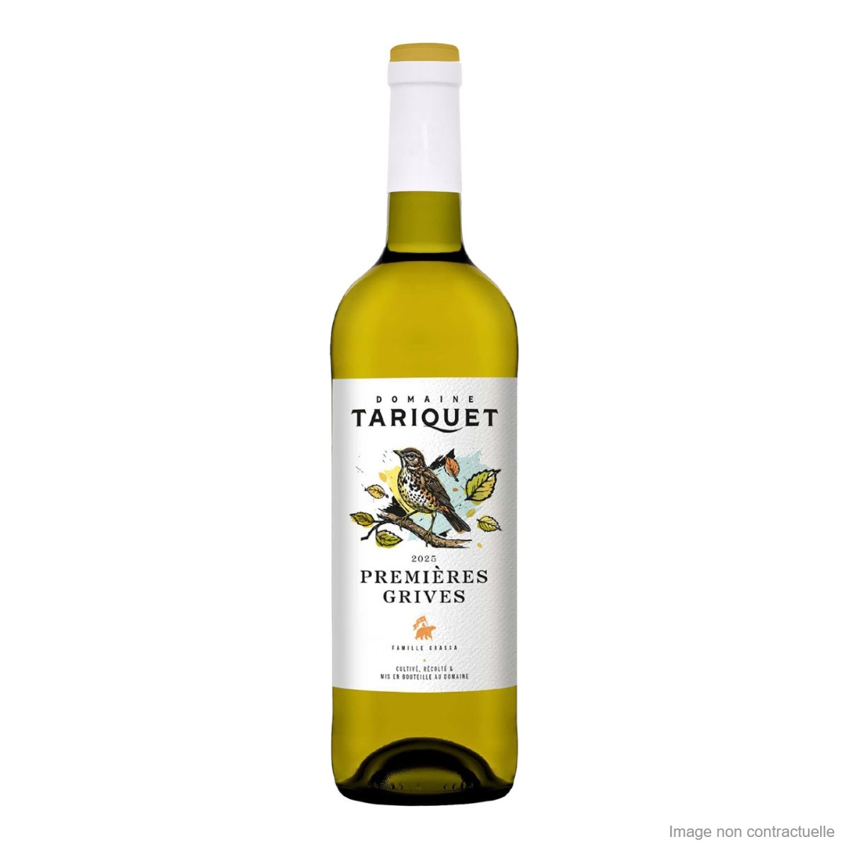 Bouteille de Premières Grives, Domaine Tariquet
